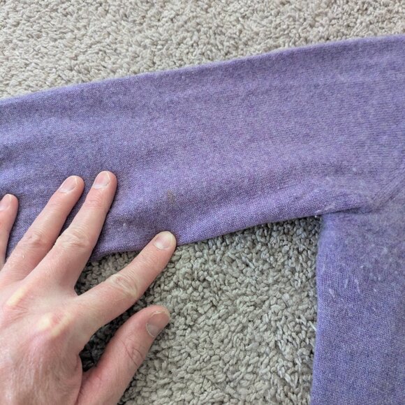 Marks & Spencer Pure Cashmere Purple Sweater - Picture 8 of 10